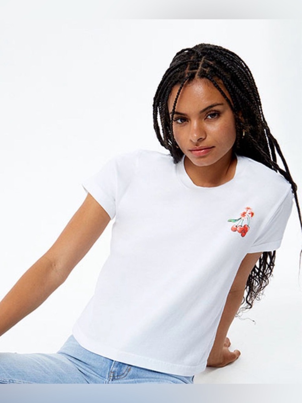 Super cute baby white Tee with Cherry design from Pac Sun